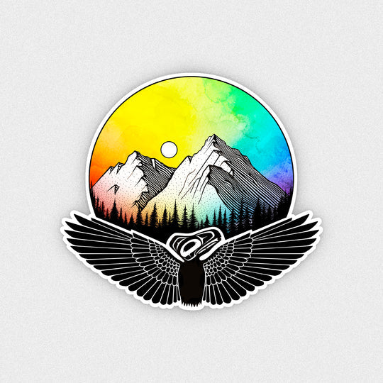 Proud Raven Sticker