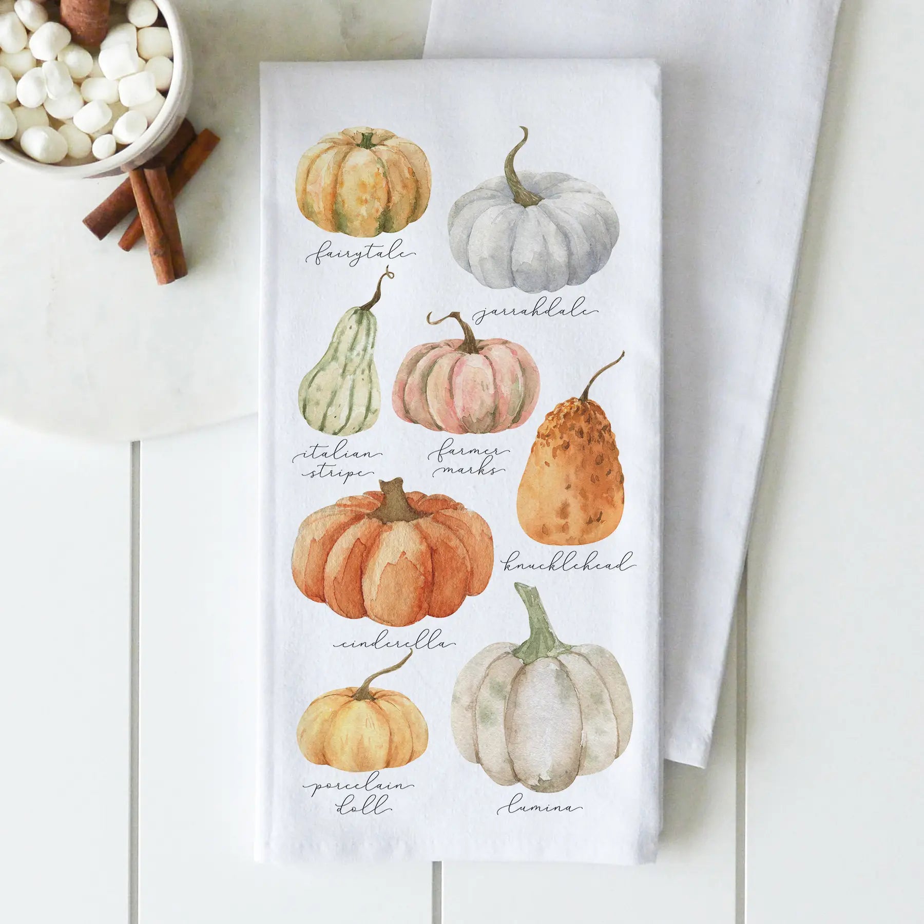 Pumpkin Tea Towel