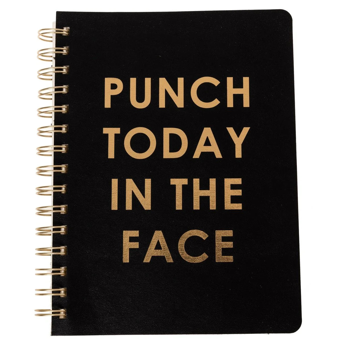 Self Care Punch 6 x 8 Spiral Vegan Leather Journal