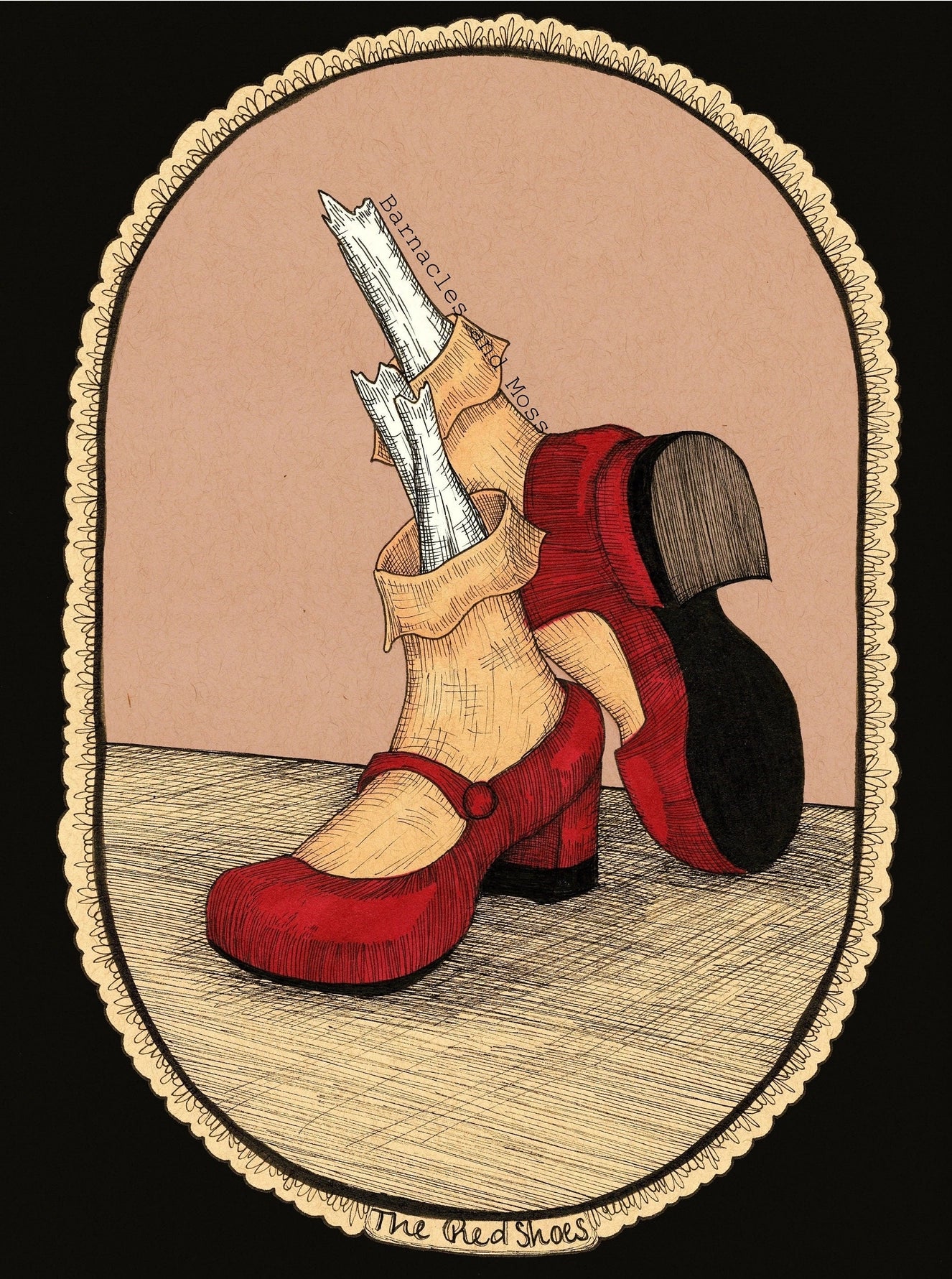 The Red Shoes Fine Art Print