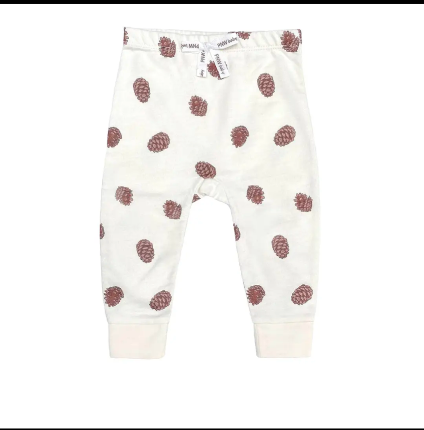 PNW Baby Pant- pinecones