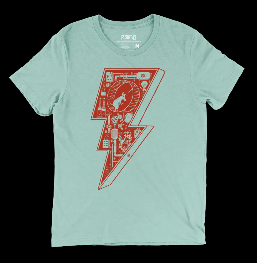 Power Up Tee- Green