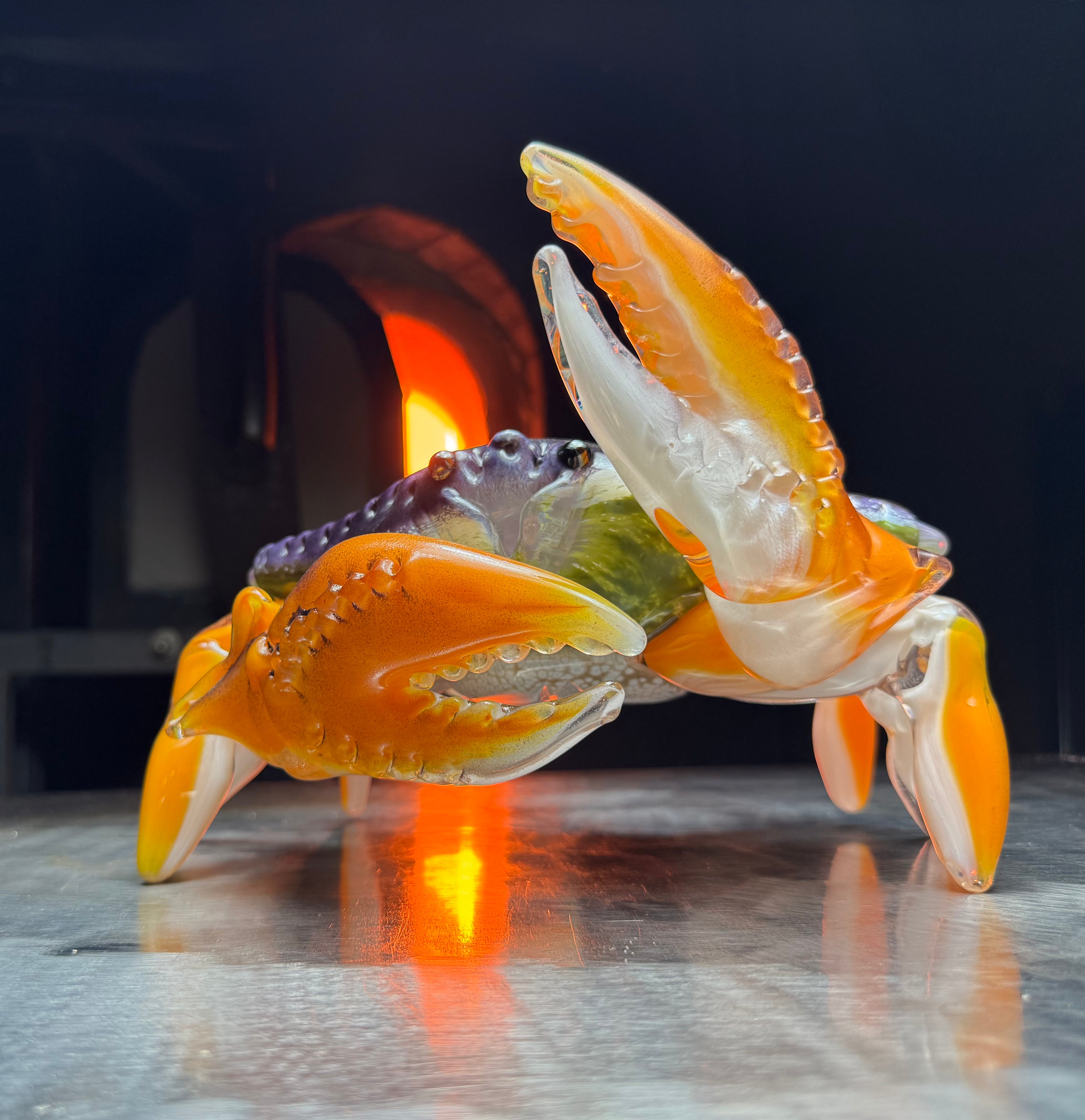 Glass Dungeness Crab
