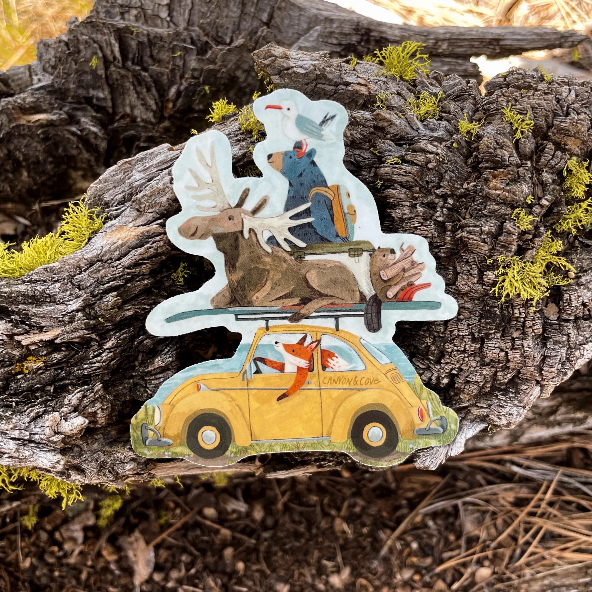 Road Trippin' Sticker