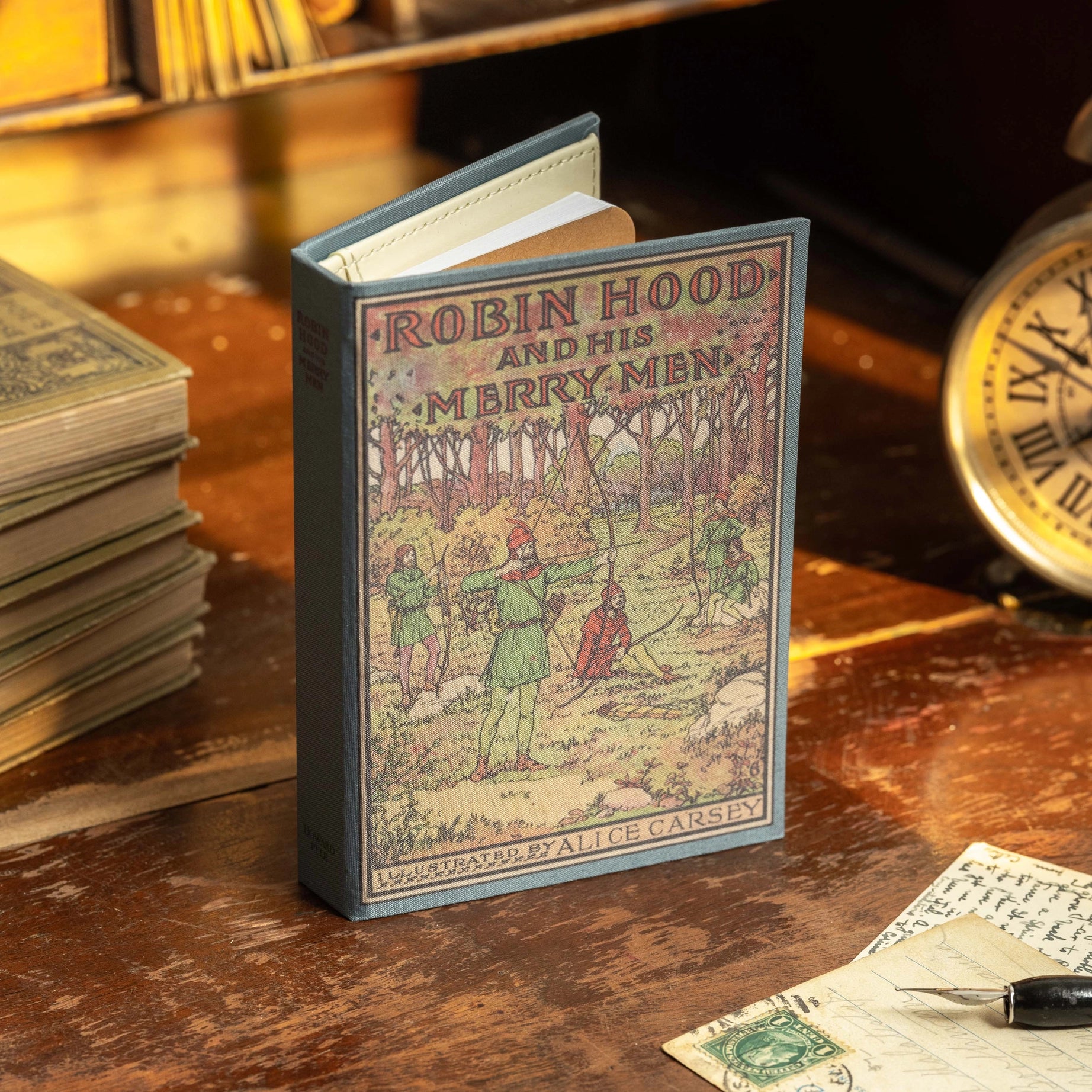'Robin Hood & His Merry Men' By Howard Pyle 1883 Passport/Notebook Wallet