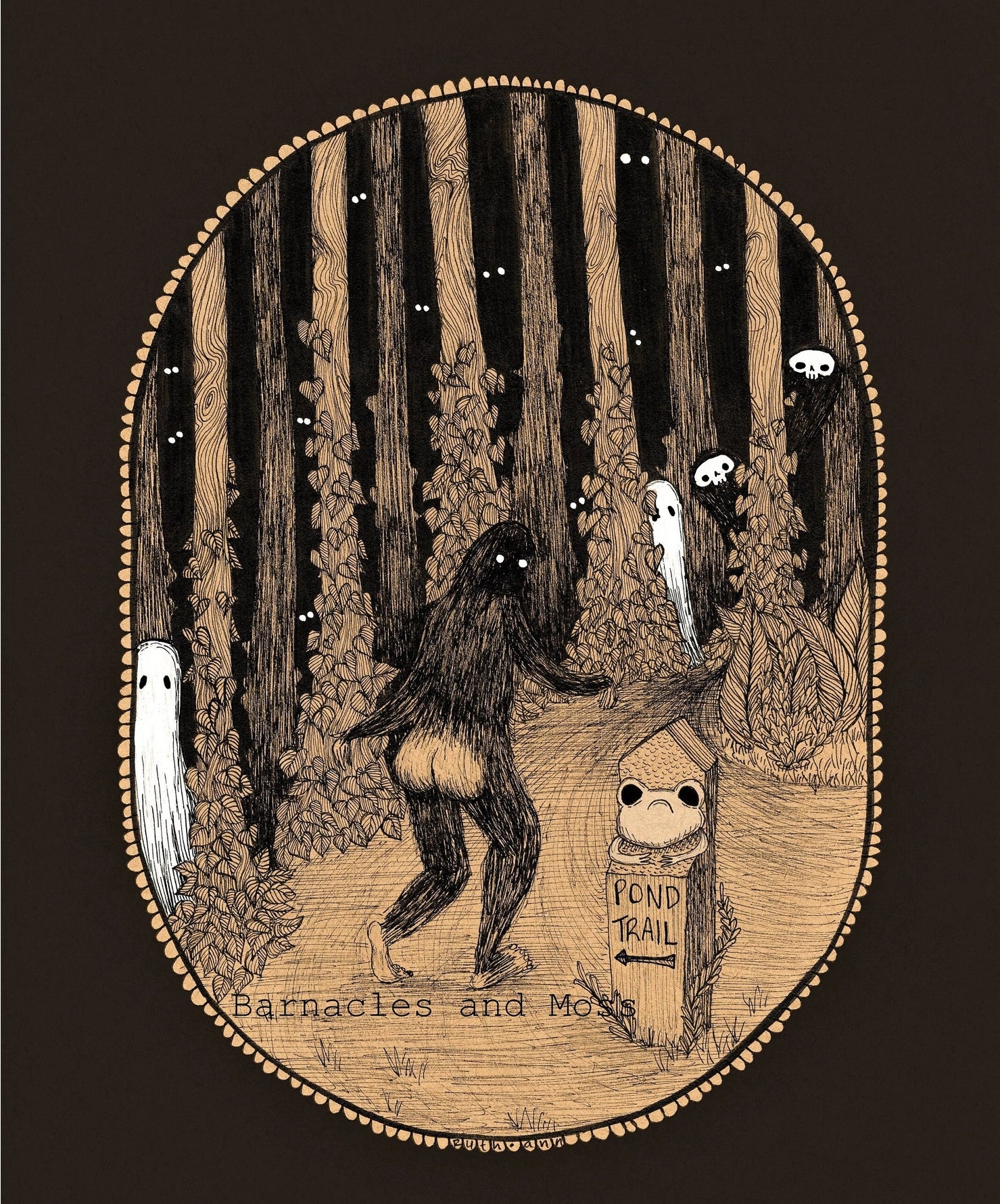 Sasquatch Booty Fine Art Print