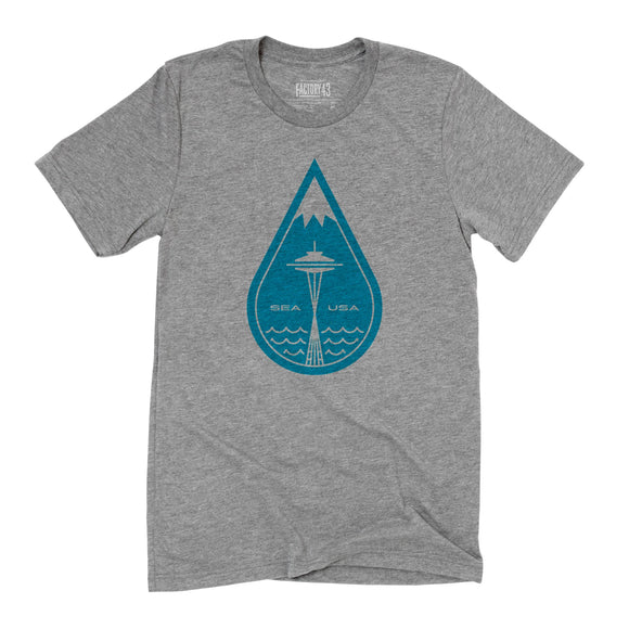 Seattle Raindrop - Unisex Shirt