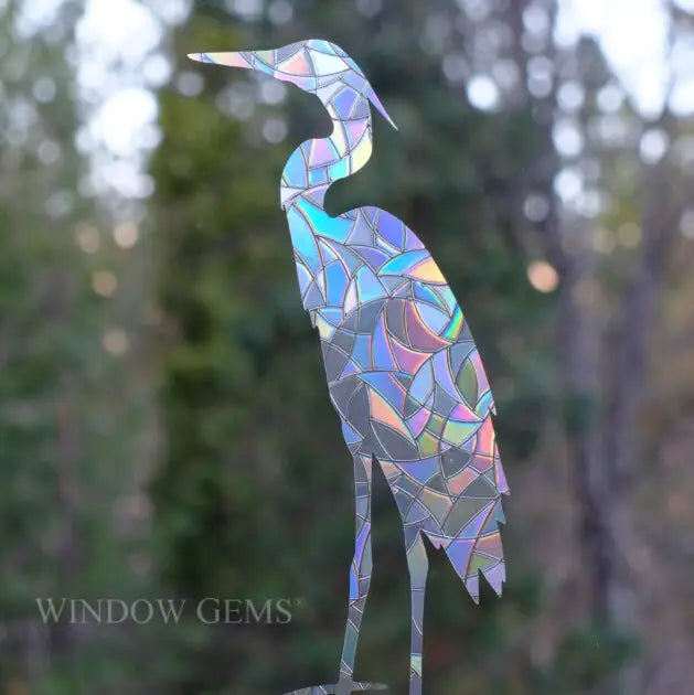 Shore Birds Window Clings - Prismatic Bird Strike Deterrent