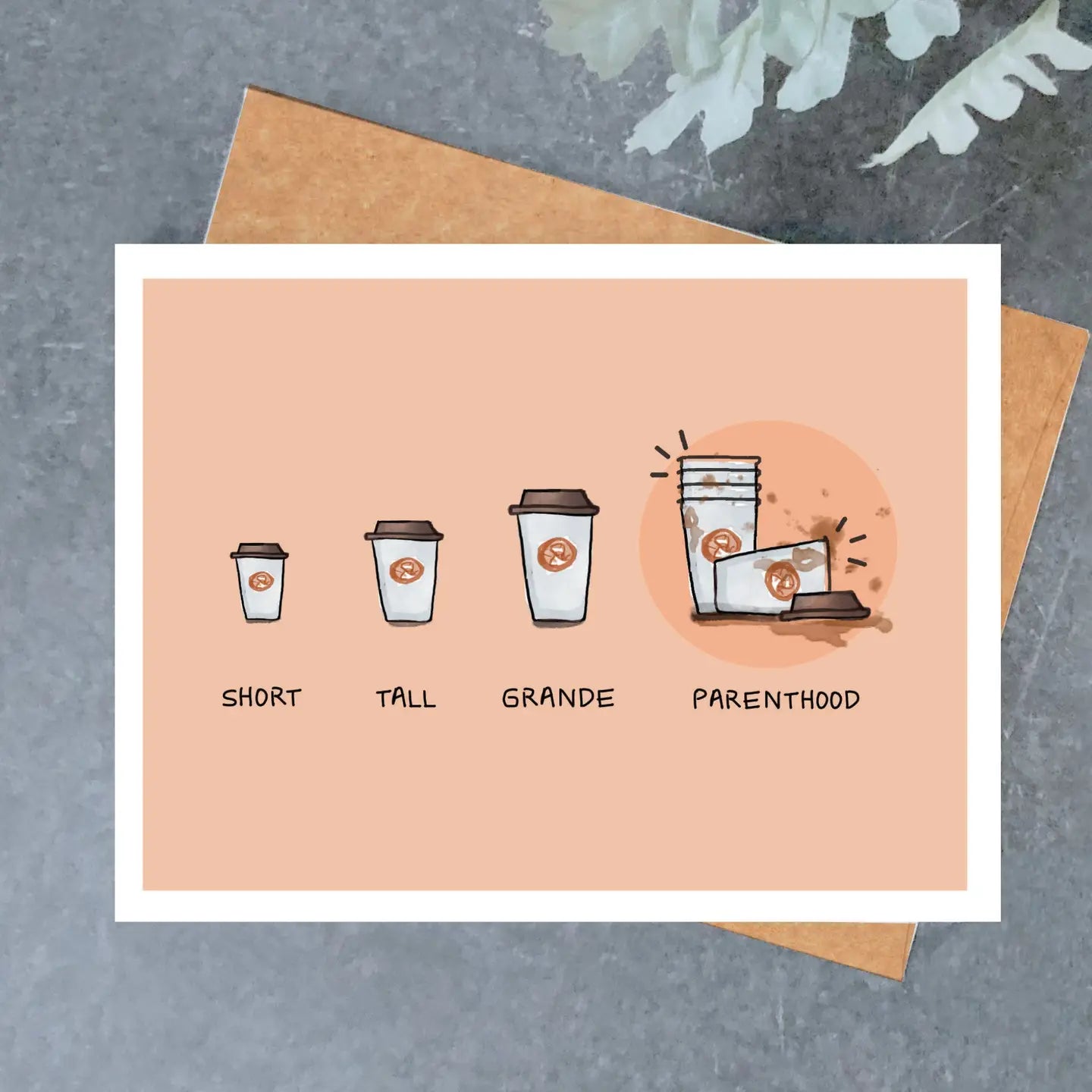 Coffee Parenthood Card