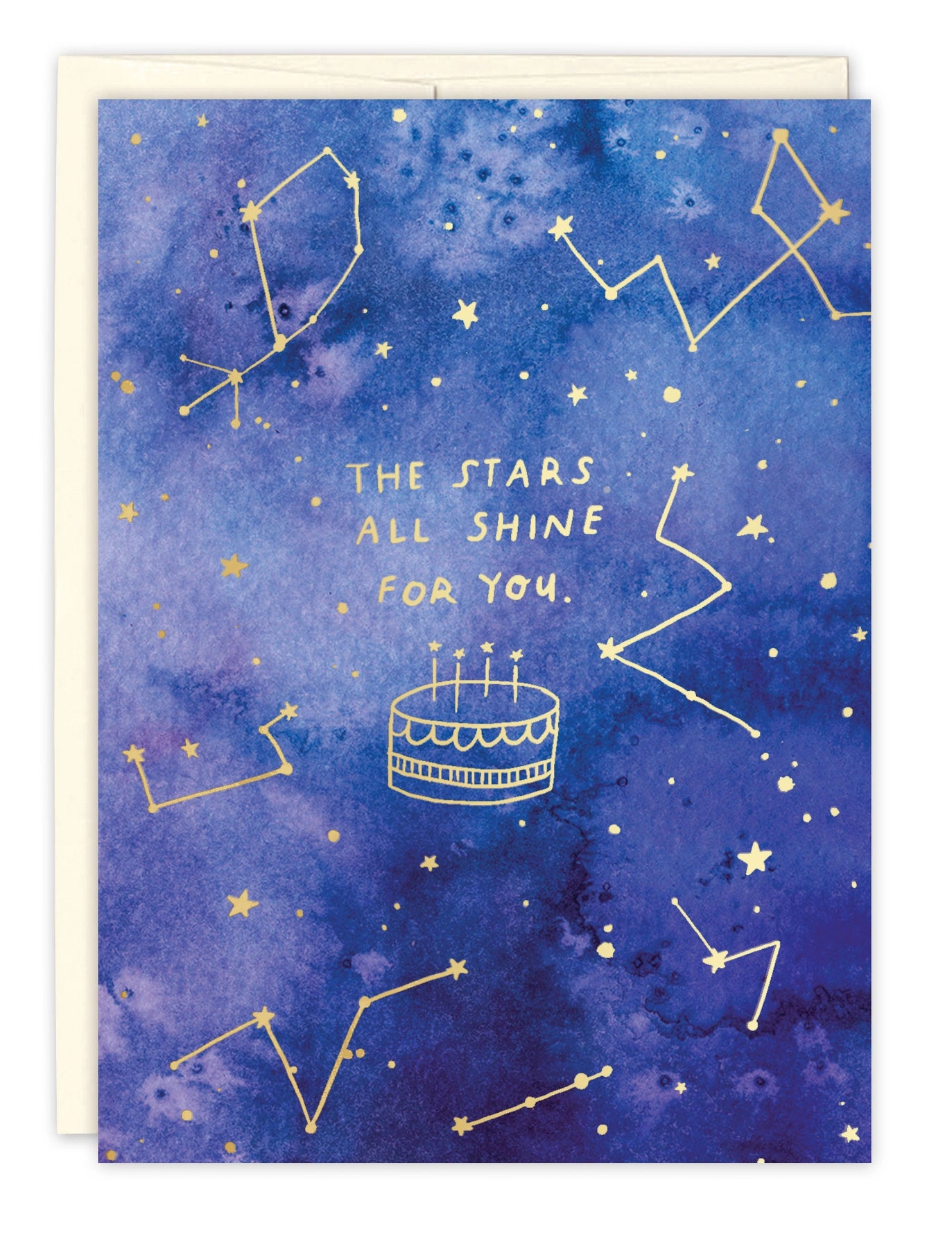 Stars All Shine For You Birthday Card