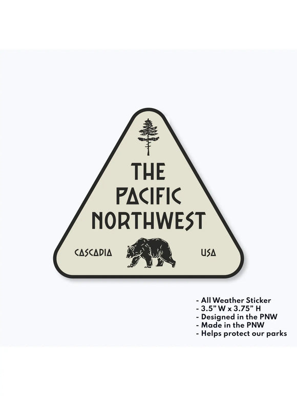 The Pacific Northwest Cascadia Sticker