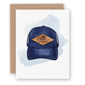 Ballcap Birthday Card