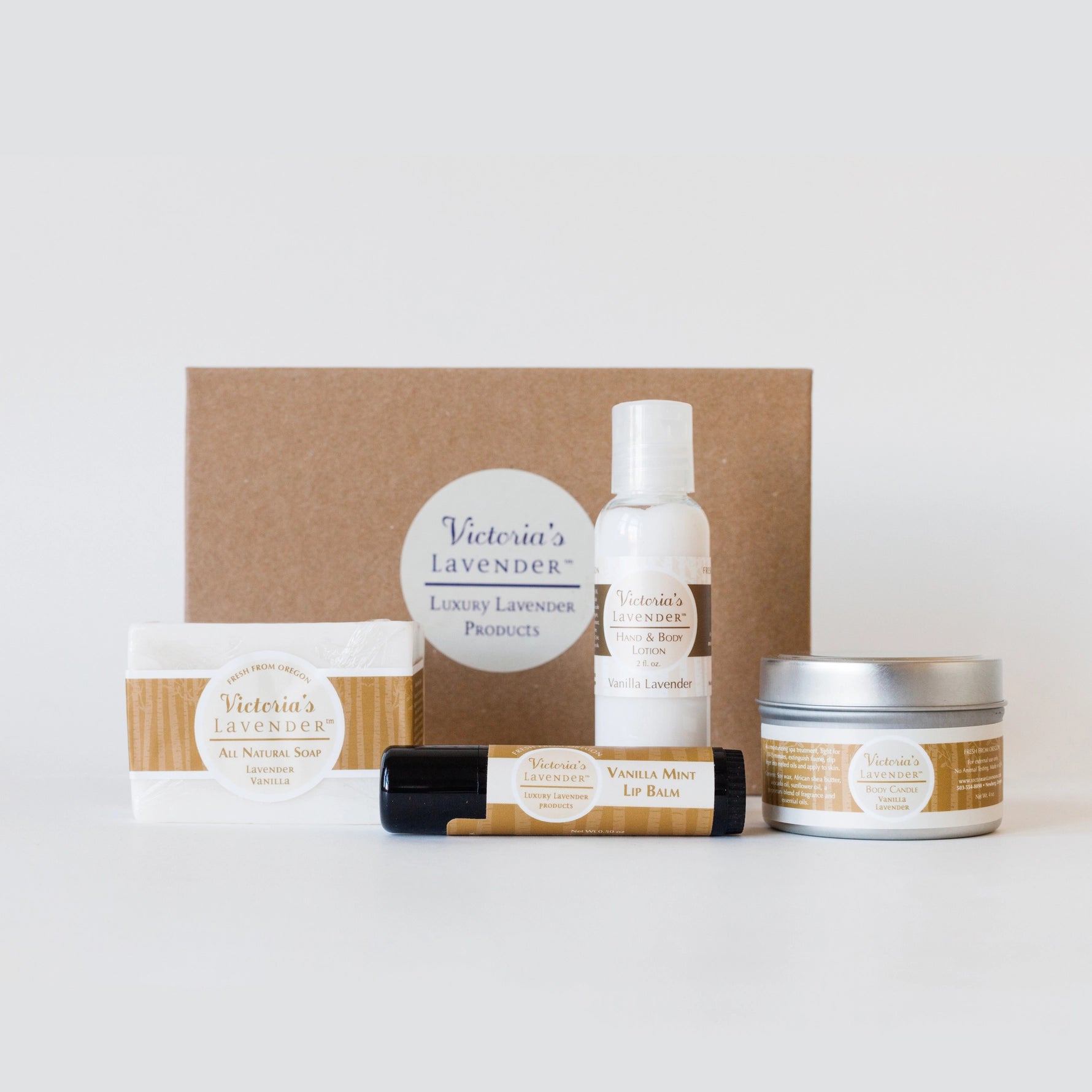 Vanilla Lavender Moisturizing Body Care Gift Set