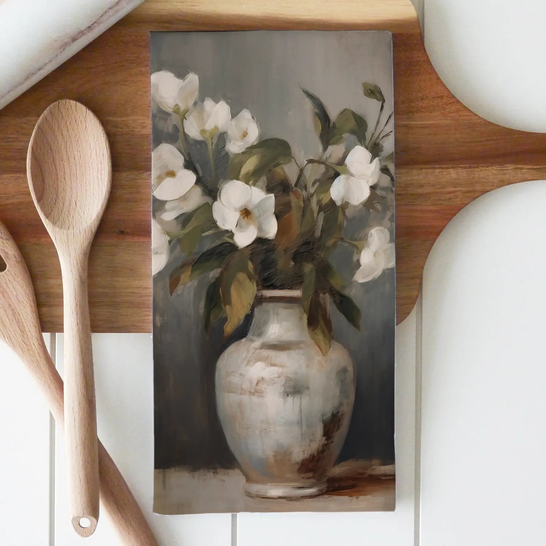 Vintage Floral Tea Towel