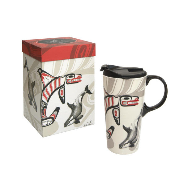 Perfect Mug - Whale by Charles Silverfox