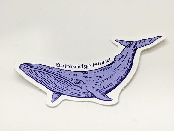 B.I. Whale Sticker