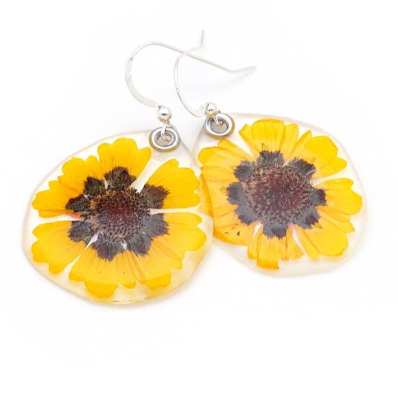 Coreopsis Flower Earrings