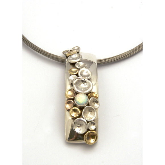 Pebbles on the beach pendant