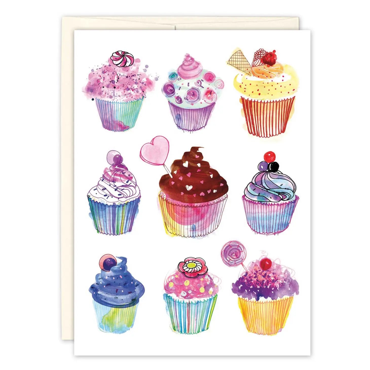 Cupcakes Birthday Card