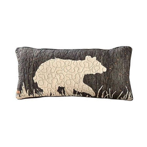 Moonlit Bear Decorative Pillow - Rectangle