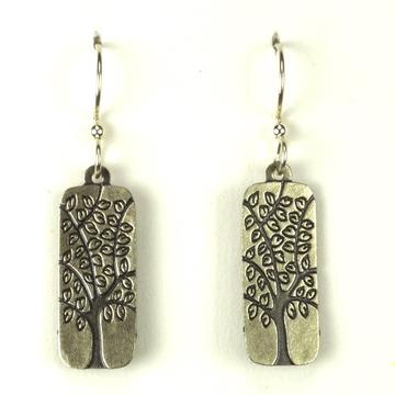 Rectangle tree Earrings