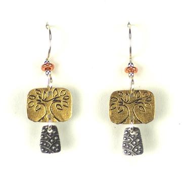 Two-Part Tree Earrings