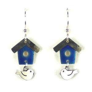 Birdhouse Earrings