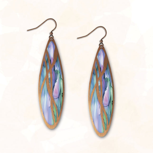1CGC - Illustrated Light - Abstract Earring