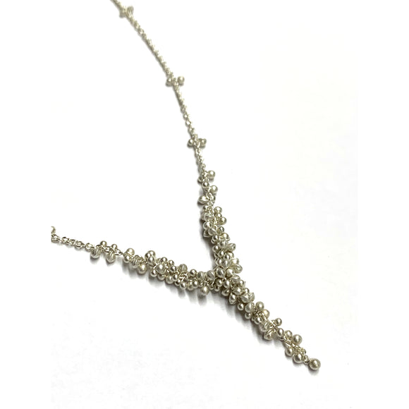 Cascading Wisteria Necklace - 18 inches