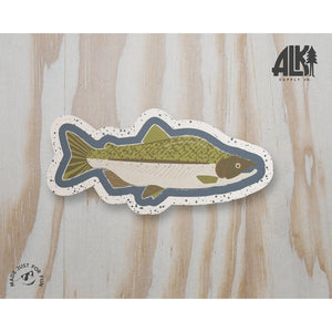 Salmon Sticker - Fish Sticker