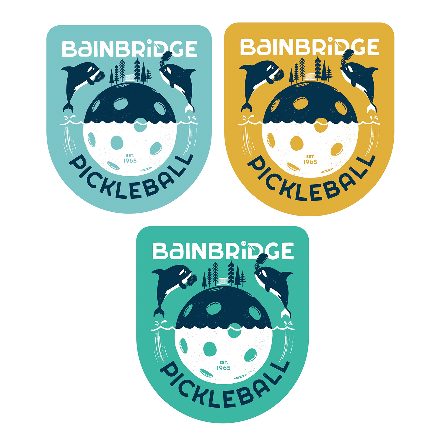Bainbridge Orca Pickleball Magnets