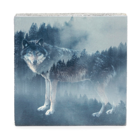 Forest Wolf - Lost + Found Art Block