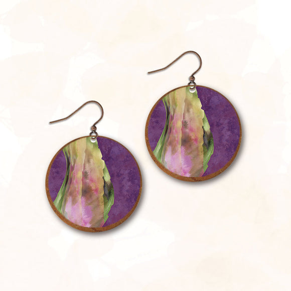 4NRE- Illustrated Light - Abstract Earring