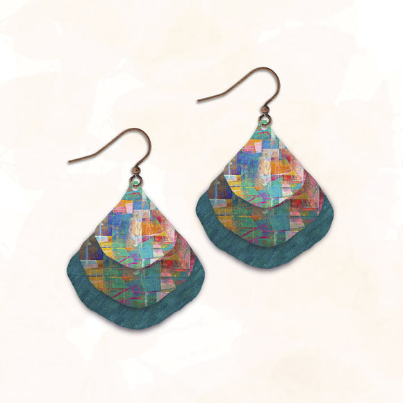 7NGE - Illustrated Light - Abstract Earring