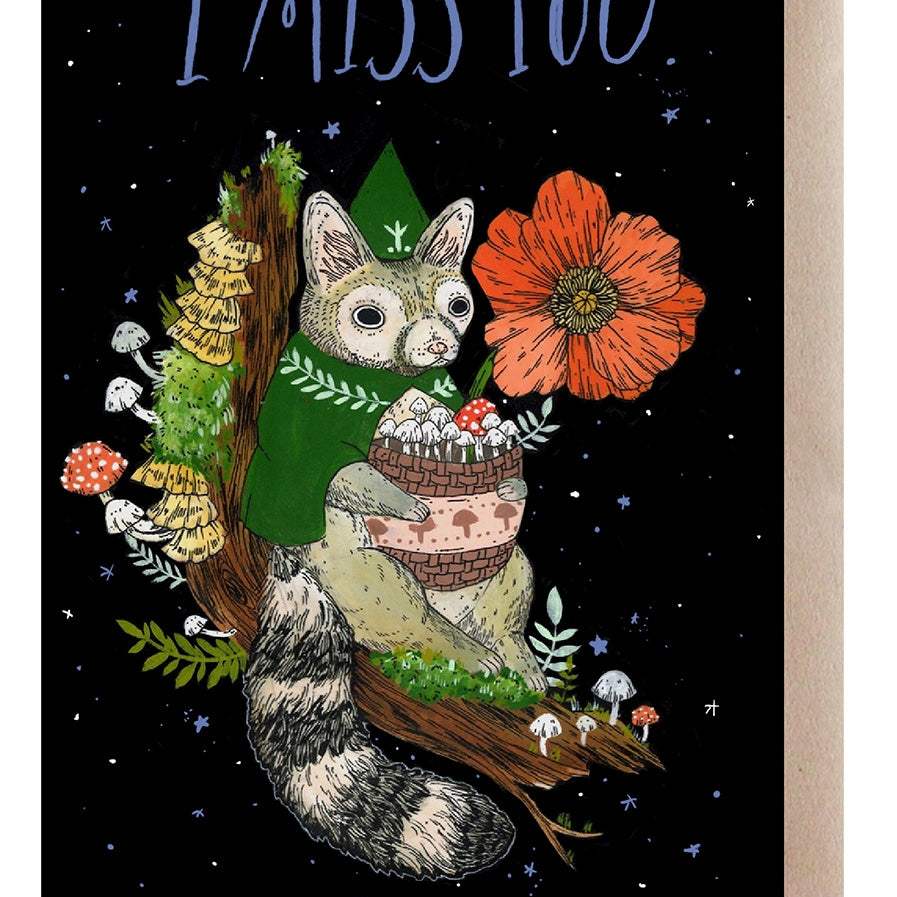Miss You Greeting Card