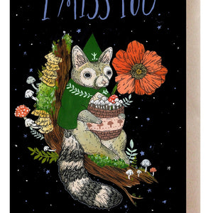 Miss You Greeting Card