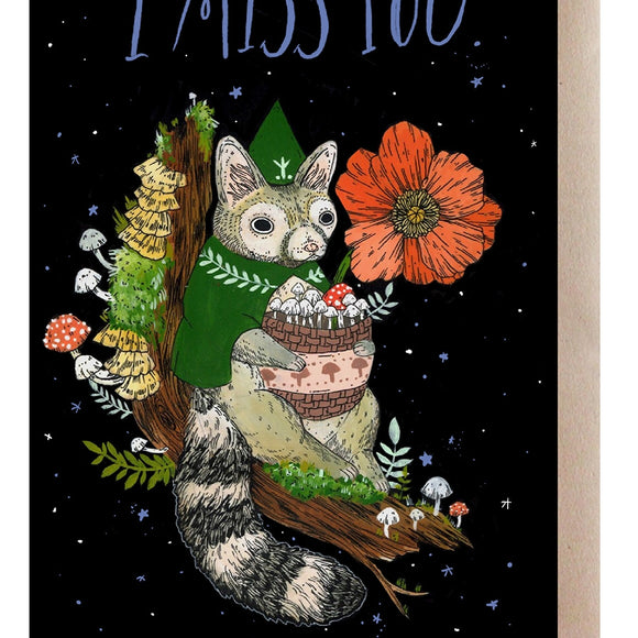 Miss You Greeting Card
