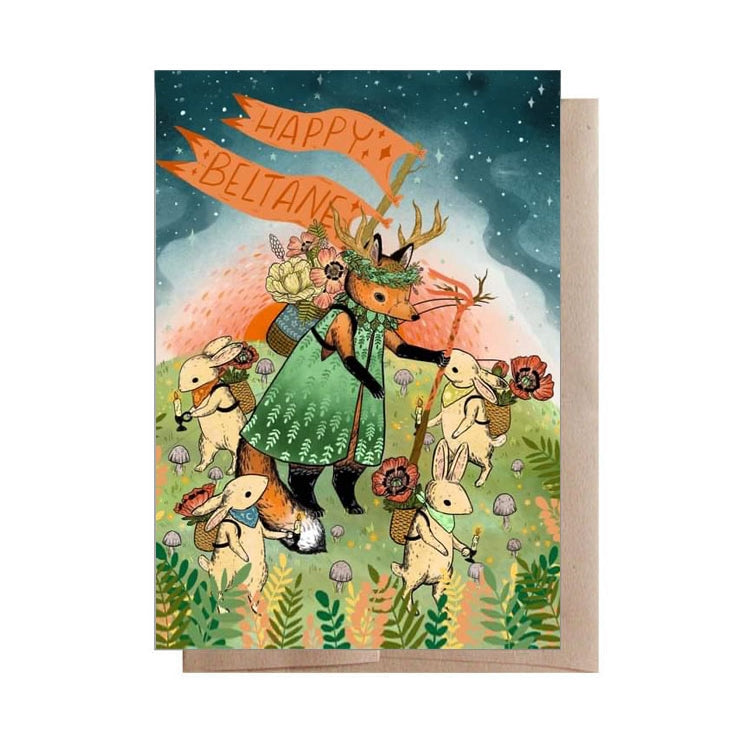 Happy Beltane Greeting Card