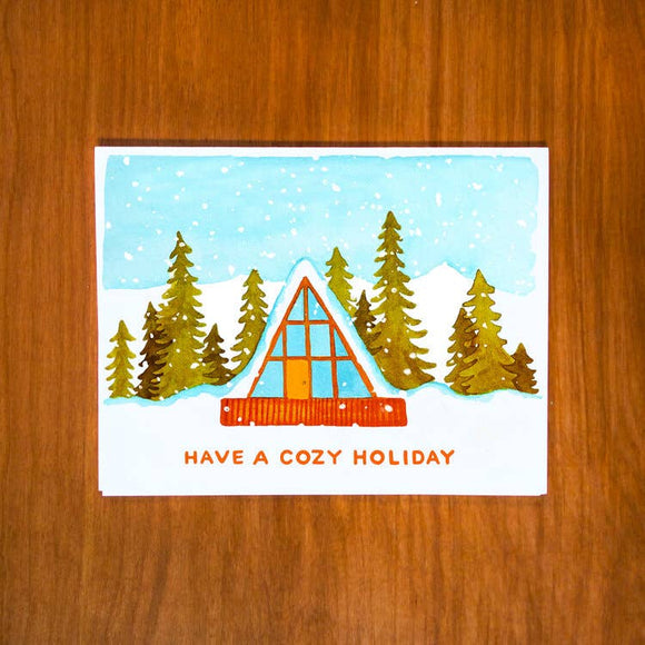 Aframe Holiday Box Card