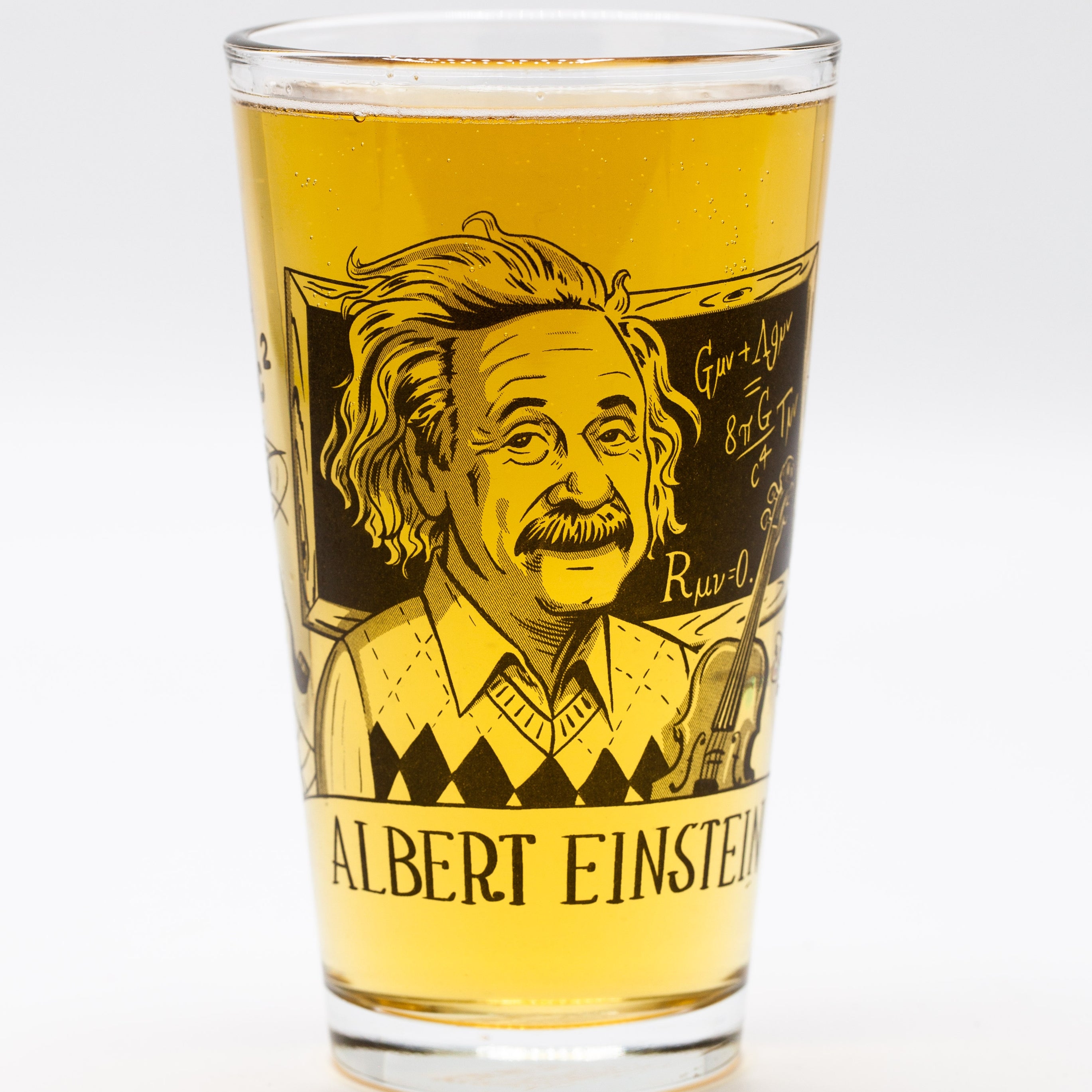 Albert Einstein - Heroes of Science Pint Glass
