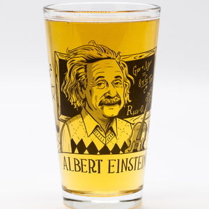 Albert Einstein - Heroes of Science Pint Glass