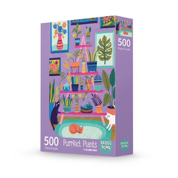 Allison Cole - Purrfect Plants Jigsaw Puzzle