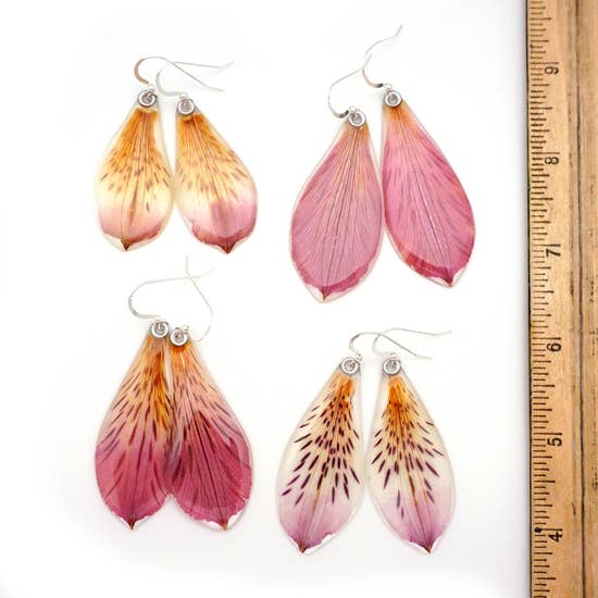 Alsteromeria Petal Earrings