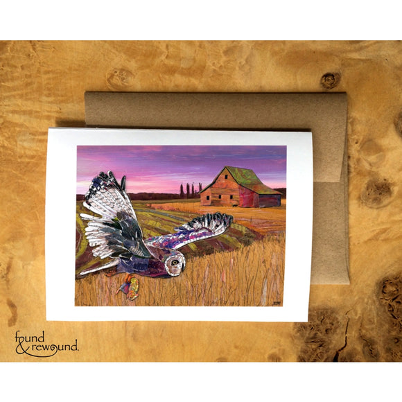 August Evening Hunt - Greeting Card