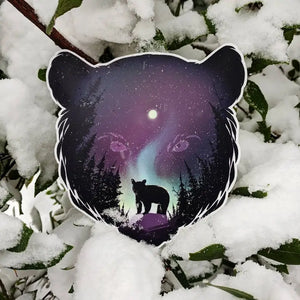 Aurora Bear Vinyl Sticker