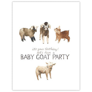 Baby Goat Card