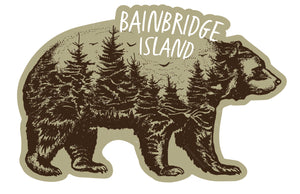 Bainbridge Island Bear Stickers
