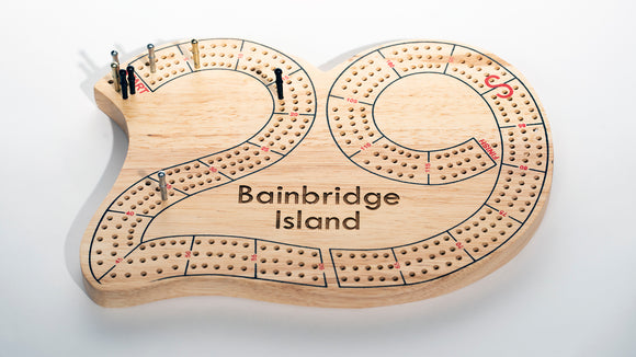 Bainbridge Island Cribbage Board