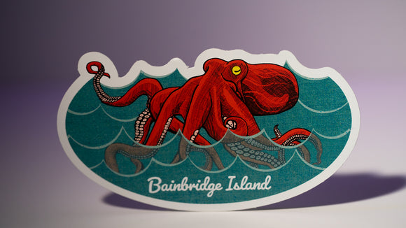 Bainbridge Island Kraken Sticker