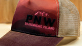 Bainbridge PNW Mountain Sunset Trucker Hat
